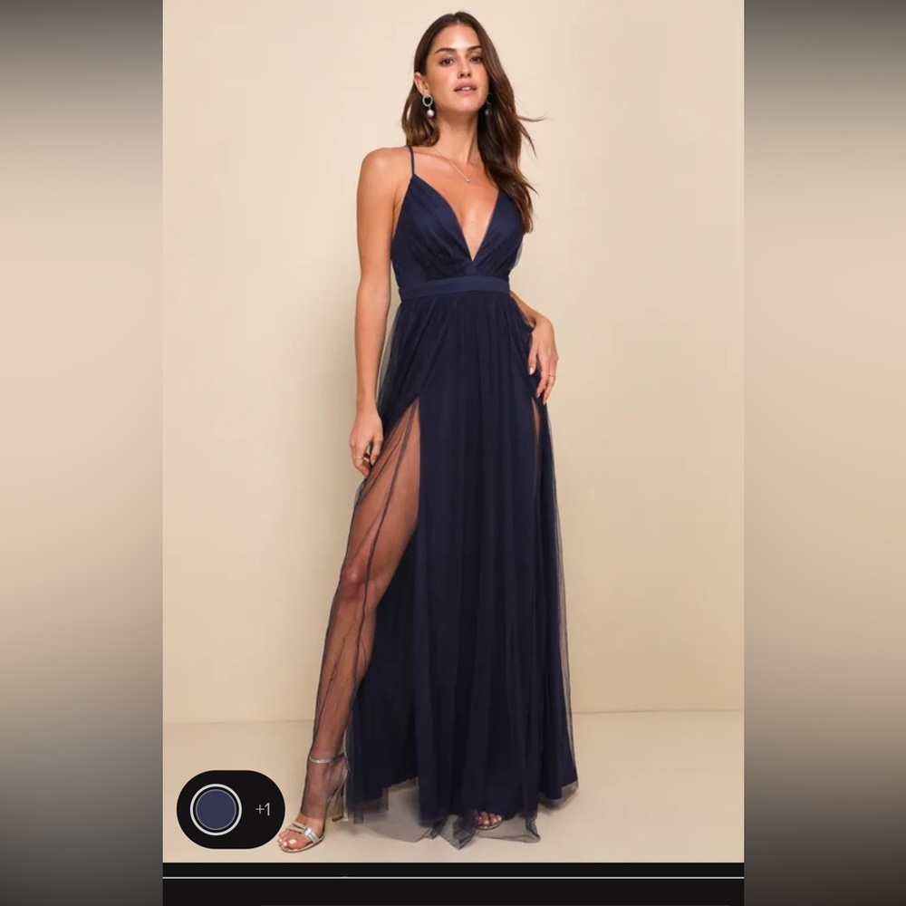 Blue Lulus Maxi Dress